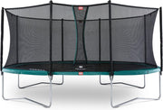 Trampoline BERG Grand Favorit Regular 520 x 345 Green + Safety Net Comfort