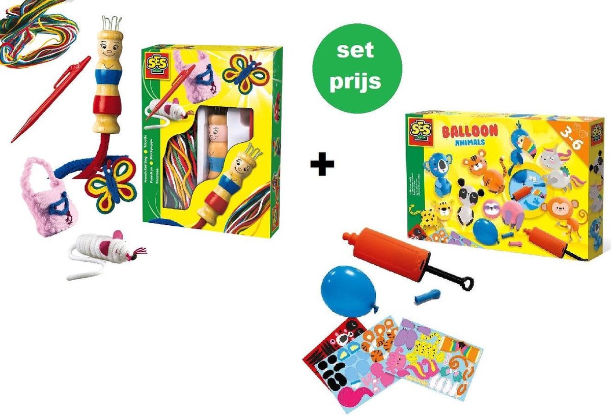 Combi aanbieding: Ses 00862 Punnikset + SES 14649 BALLON DIEREN