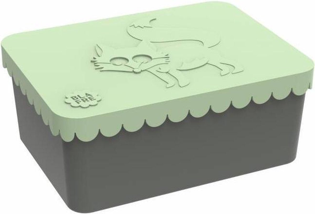 Blafre Lunchbox Fox Light Green