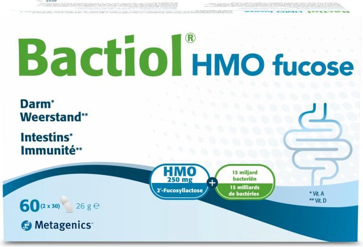 Metagenics Bactiol HMO Fucose 60 capsules