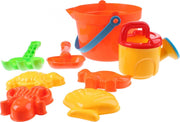 Yello Strandset Met Gieter 8-delig Oranje 16 X 10 Cm