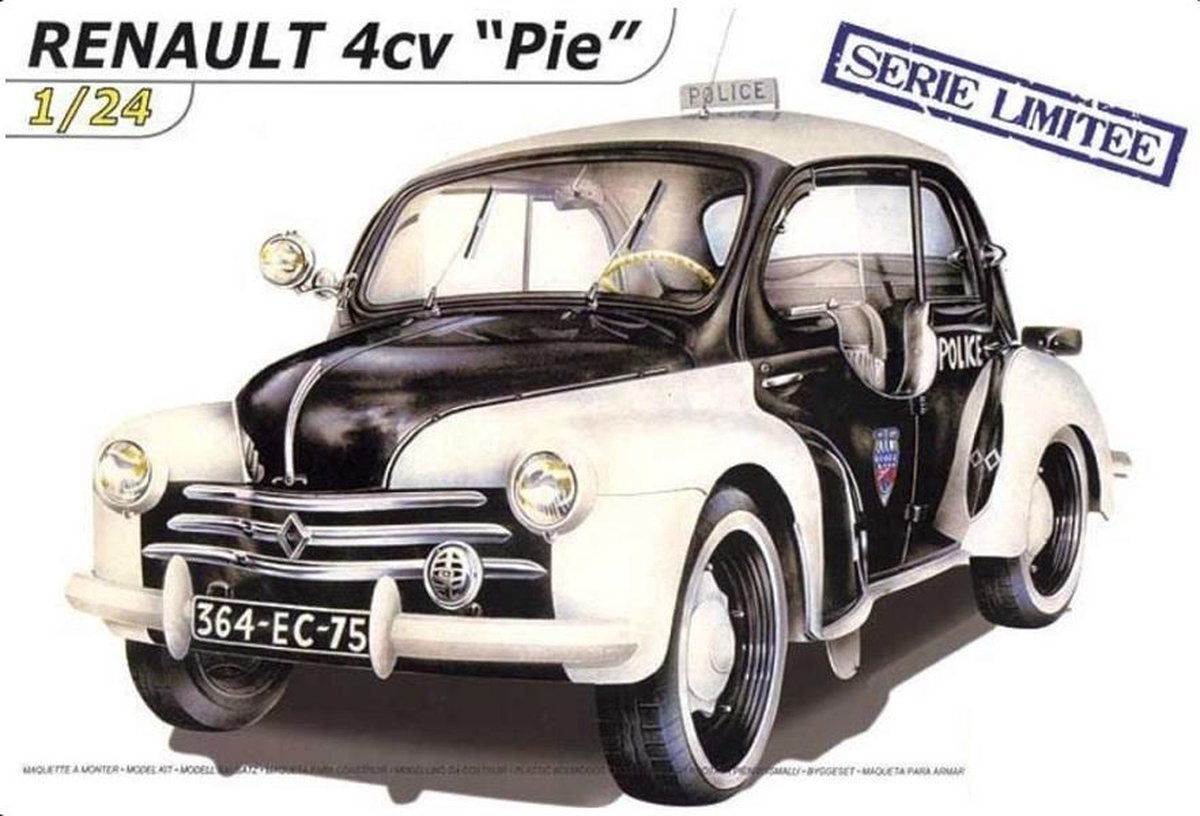 Heller Renault 4CV "Politie" limited edit. (modelbouw