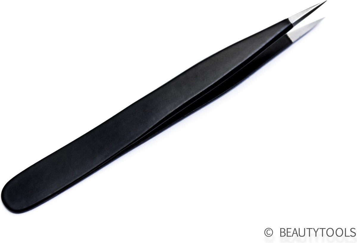 Puntpincet Inox – Recht (9 cm) PREMIUM Black - (BT-0997)