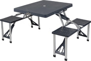 Bo-Camp Picknicktafel - Basic - Inklapbaar - Grijs