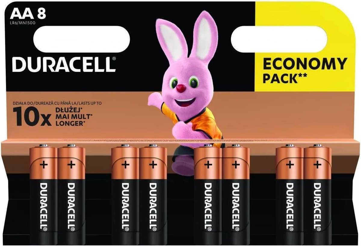 Duracell 10PP010028 huishoudelijke batterij Wegwerpbatterij AA