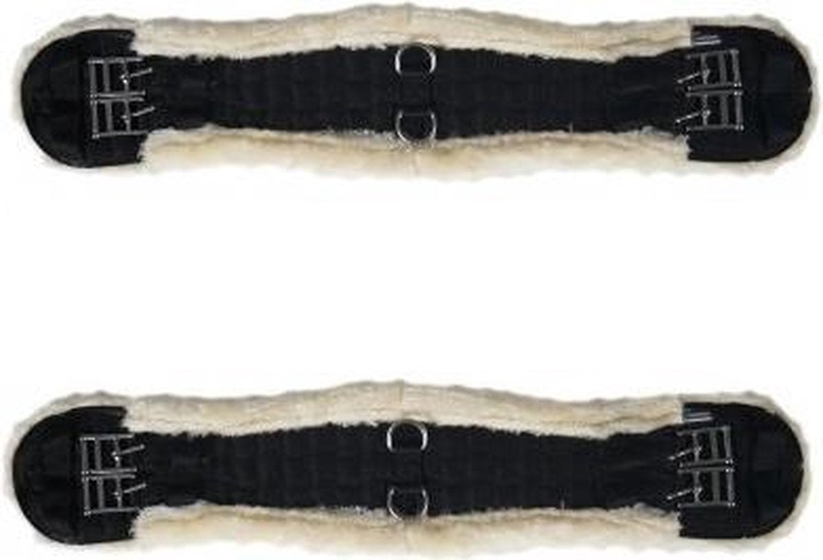 Dressuursingel Horka textiel met bont maat 50cm