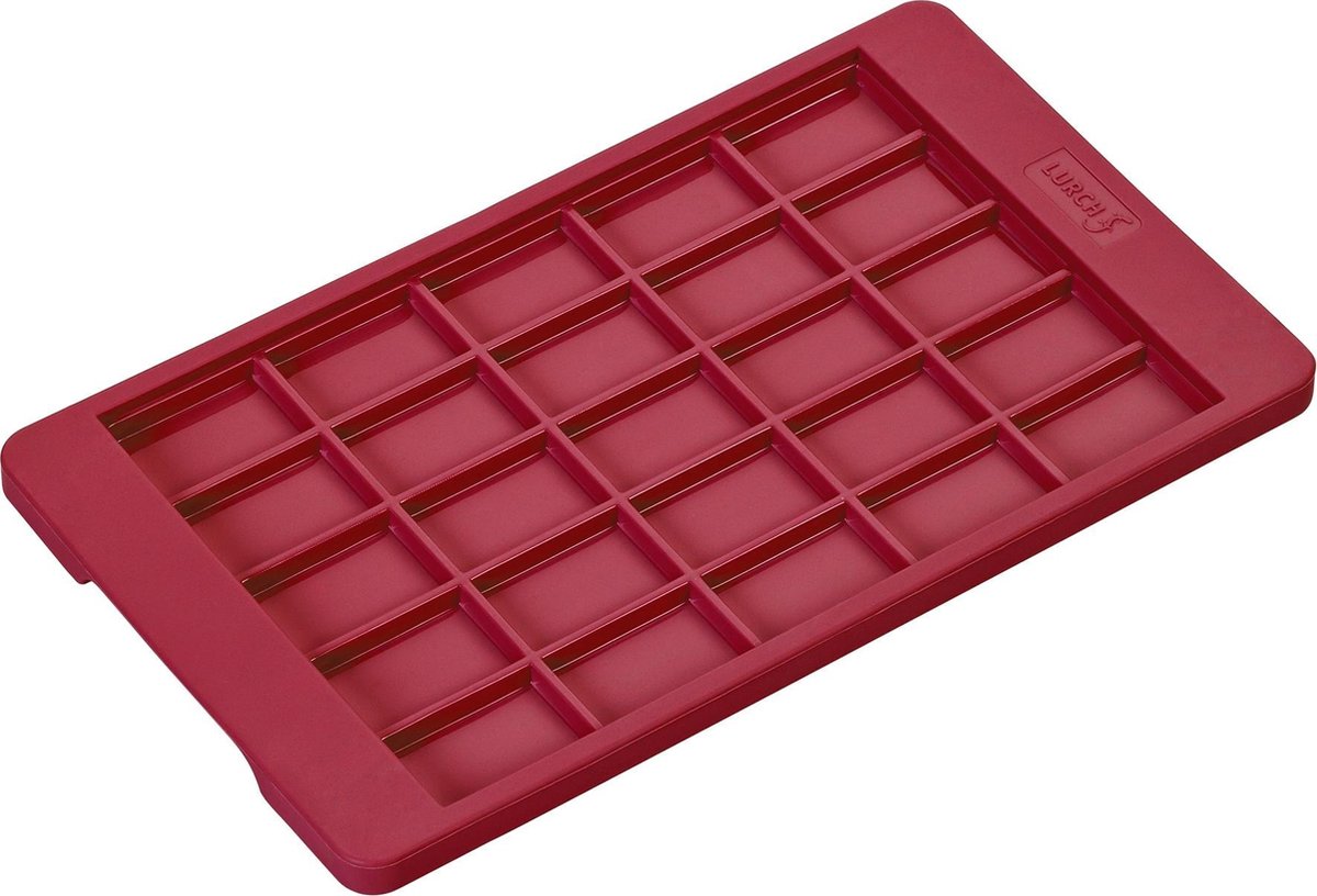 Lurch - Flexiform Chocoladevorm  - rood - 20.5x12cm