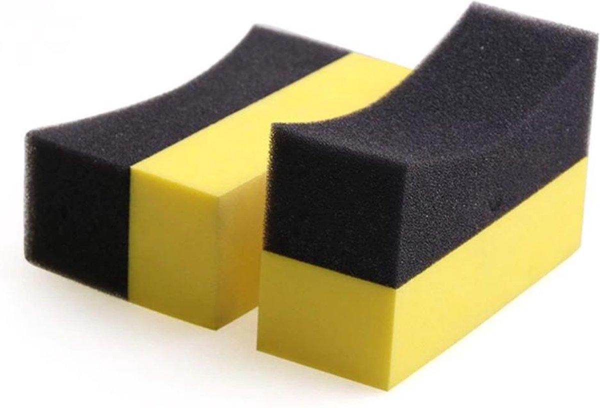 Detailspons - Bandenspons - Auto wassen - Detailleren - Set van 3 stuks