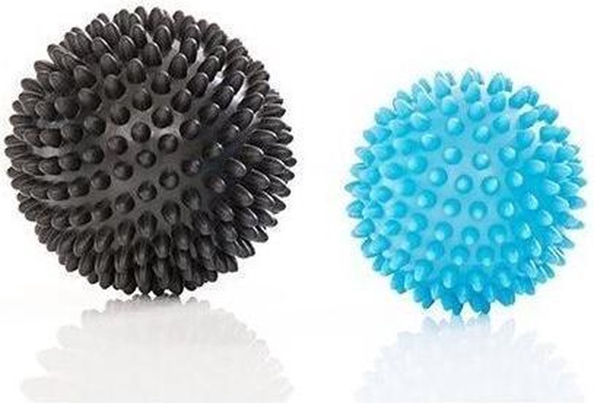 Gymstick Active gestekelde massage bal set 2 stuks
