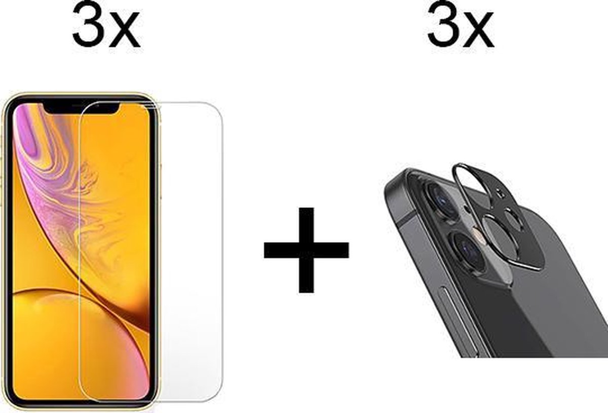 Beschermglas iPhone 11 Pro Max Screenprotector 3 stuks - iPhone 11 Pro Max Screenprotector - iPhone 11 Pro Max Screen Protector Camera - 3 stuks