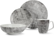 S&P Emperador Stone Serviesset - 4 persoons - 16 delig - Vaatwasserbestendig