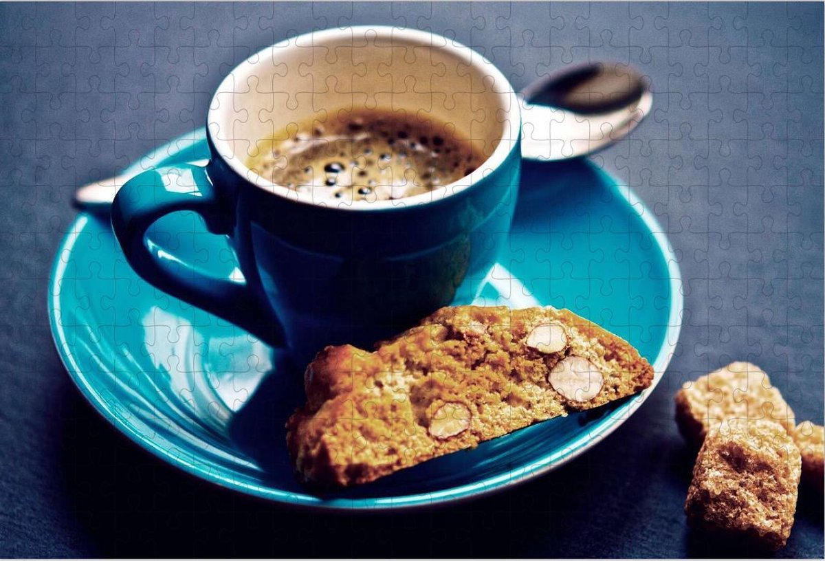 Espresso met Cookie op Puzzel - koffie - 252 Stukjes