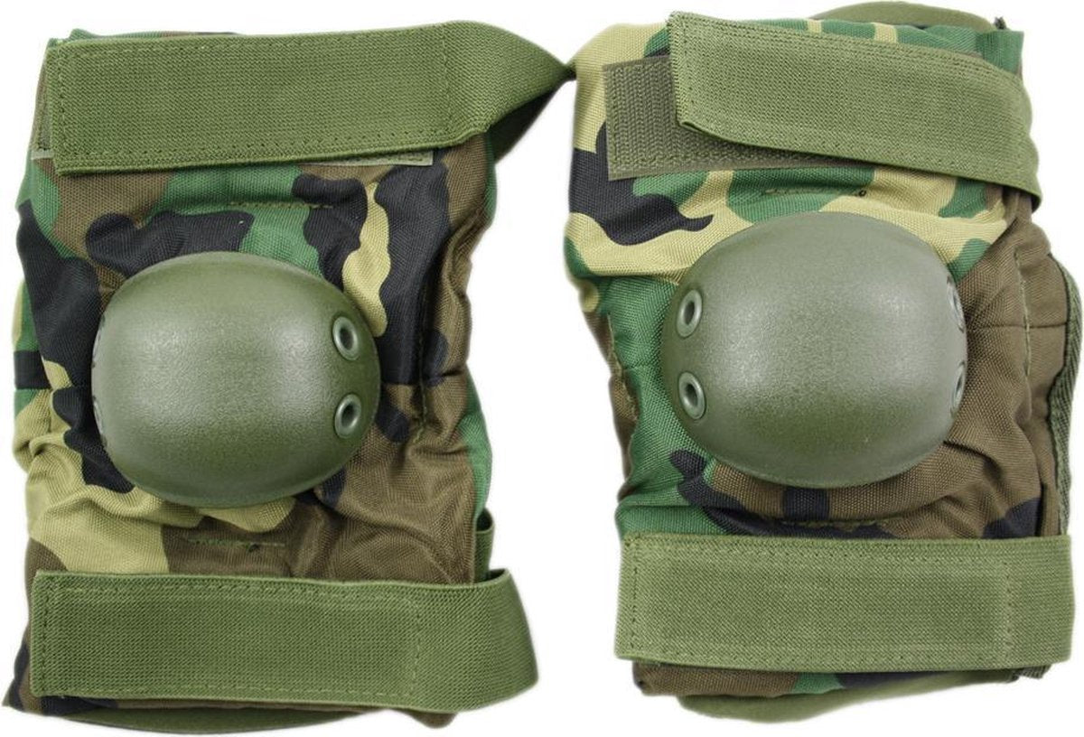 Elleboog beschermers neoprene woodland camo