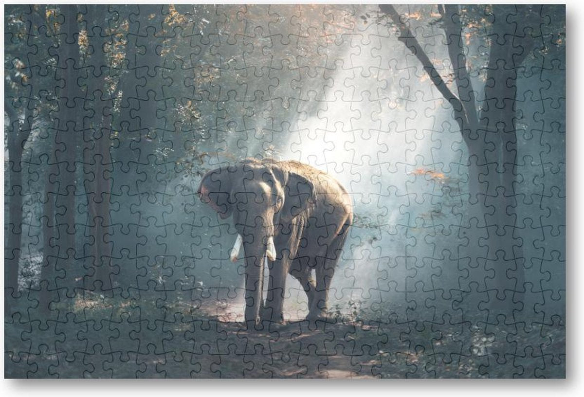 Olifant - 252 Stukjes puzzel voor volwassenen - Besteposter - Dieren