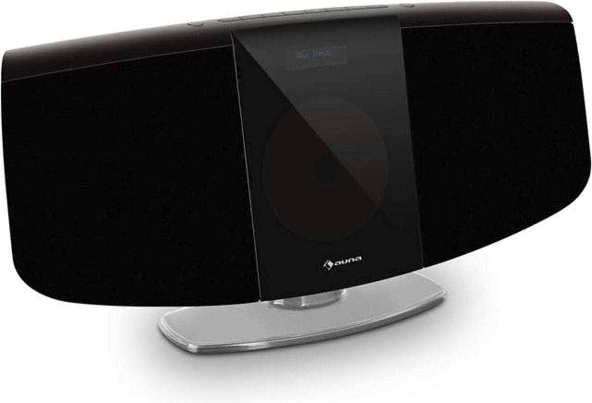 BlackMask verticaal-stereo-installatie CD FM en DAB+ tuner BT zwart