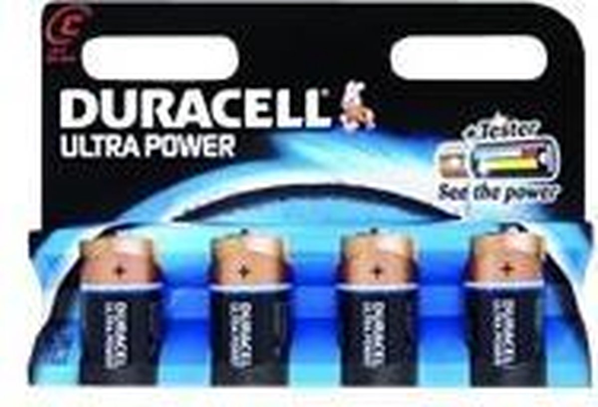 Duracell Ultra Power C Size 4 Pack Single-use battery Alkaline 1