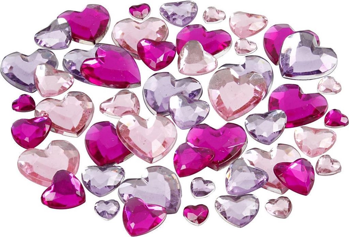 Creative Strasstenen Harmonie 6x10x14mm Paars 252 Stuks