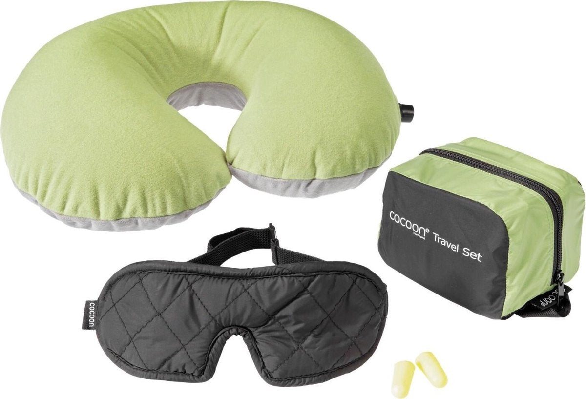 Cocoon Ultralite Travel set - incl: nekkussen - oogmasker + oordopjes