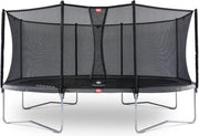Trampoline BERG Grand Favorit Regular 520 x 345 Grey + Safety Net Comfort