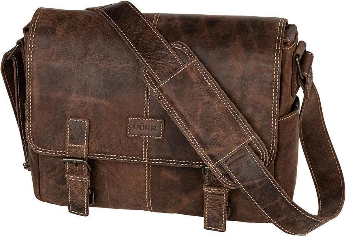 Dörr Kapstadt Leather Photo Bag Medium Vintage Brown