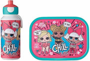 Mepal – Lunchset campus (pu + lb) – pop-up drinkfles en broodtrommel voor kinderen – LOL suprise – bento box – lekvrij