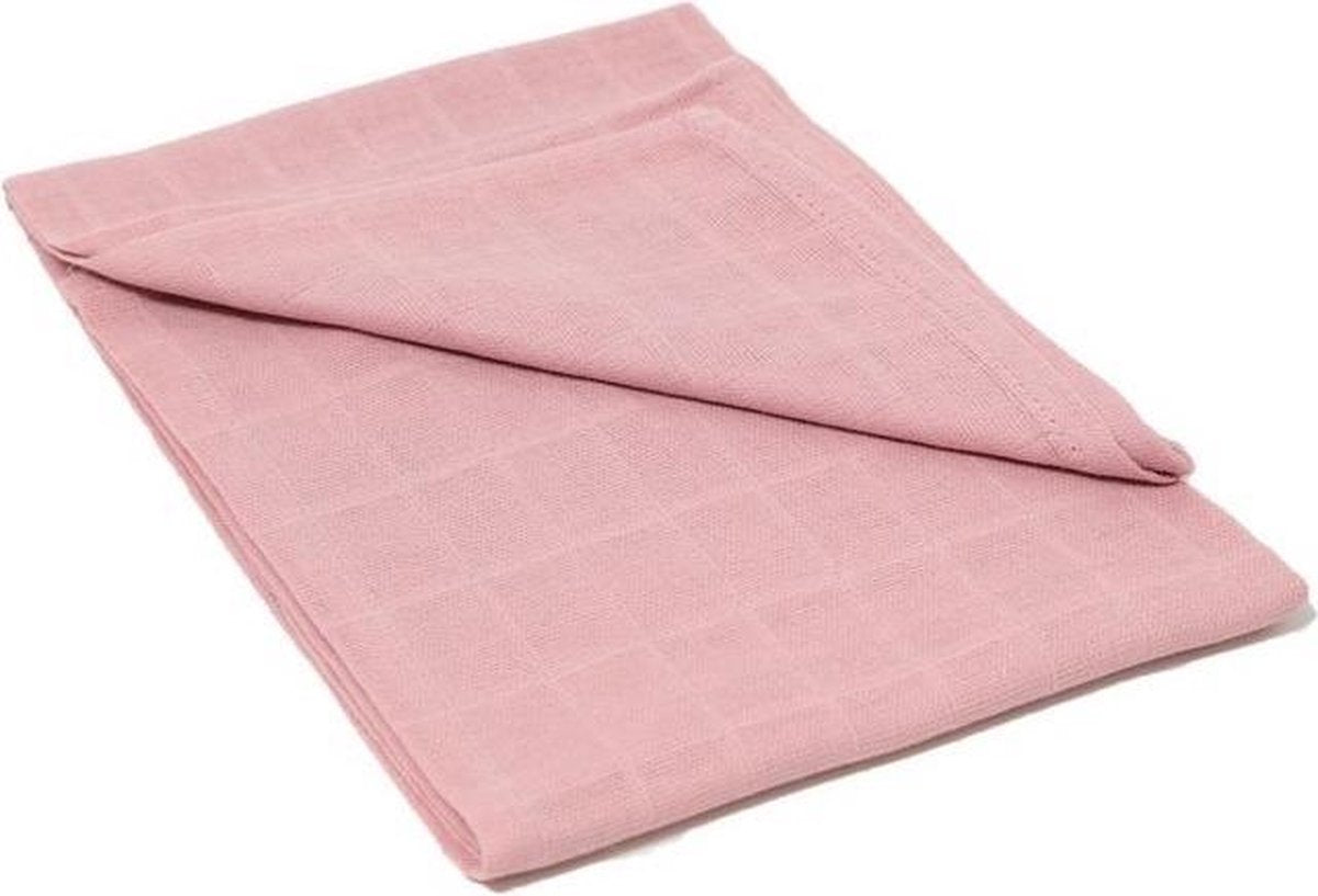 Soft Touch Inbakerdoek Junior 71 X 71 Cm Katoen Roze 6 Stuks