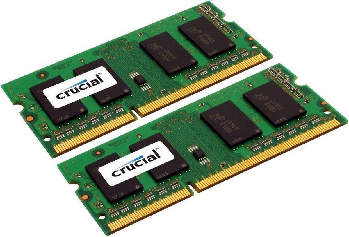 Crucial 16GB (2x8GB) DDR3-1333 CL9 SO-DIMM geheugenmodule 1333 MHz