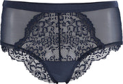 Sapph Ronja High Brief Dames Onderbroek - Black Iris - Maat M