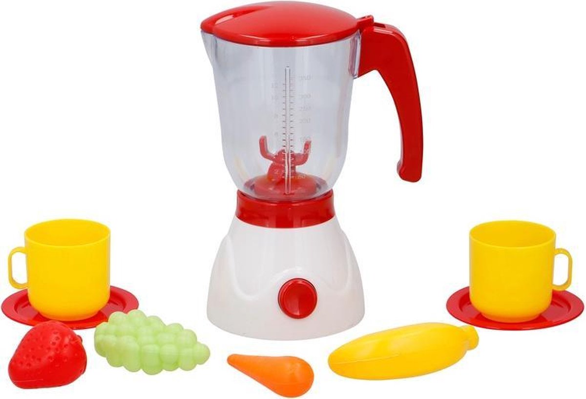 Speelgoed blender met accessoires voor meisjes - Speelblender met ingredienten- Restaurantje spelen kinderspeelgoed