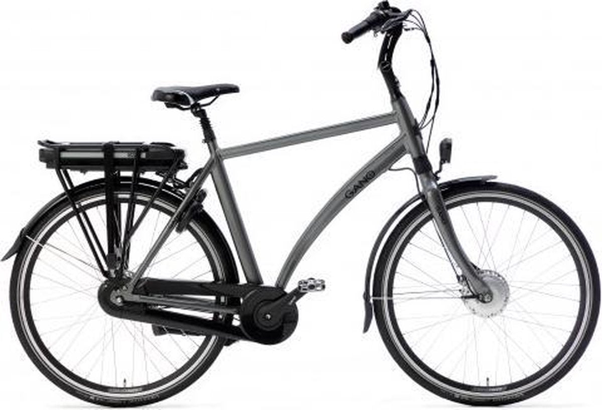 Gano Esto E1 Elektrische Herenfiets - Stadsfiets - 57 cm - Grijs
