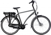 Gano Esto E1 Elektrische Herenfiets - Stadsfiets - 57 cm - Grijs