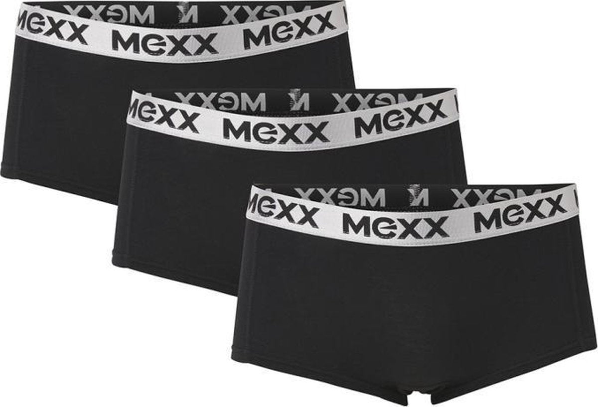 Mexx Dames 3Pack Hipster Zwart-M