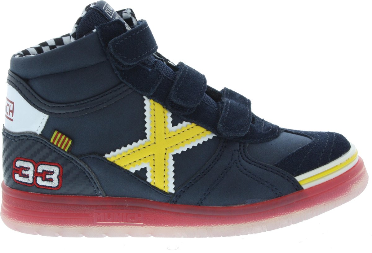 Munich Jongens Hoge sneakers G3 Boot - Blauw - Maat 28