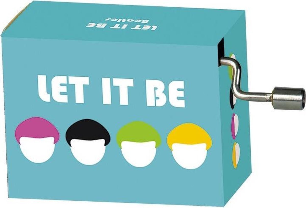 Muziekdoosje wereldhits Let it be van the Beatles
