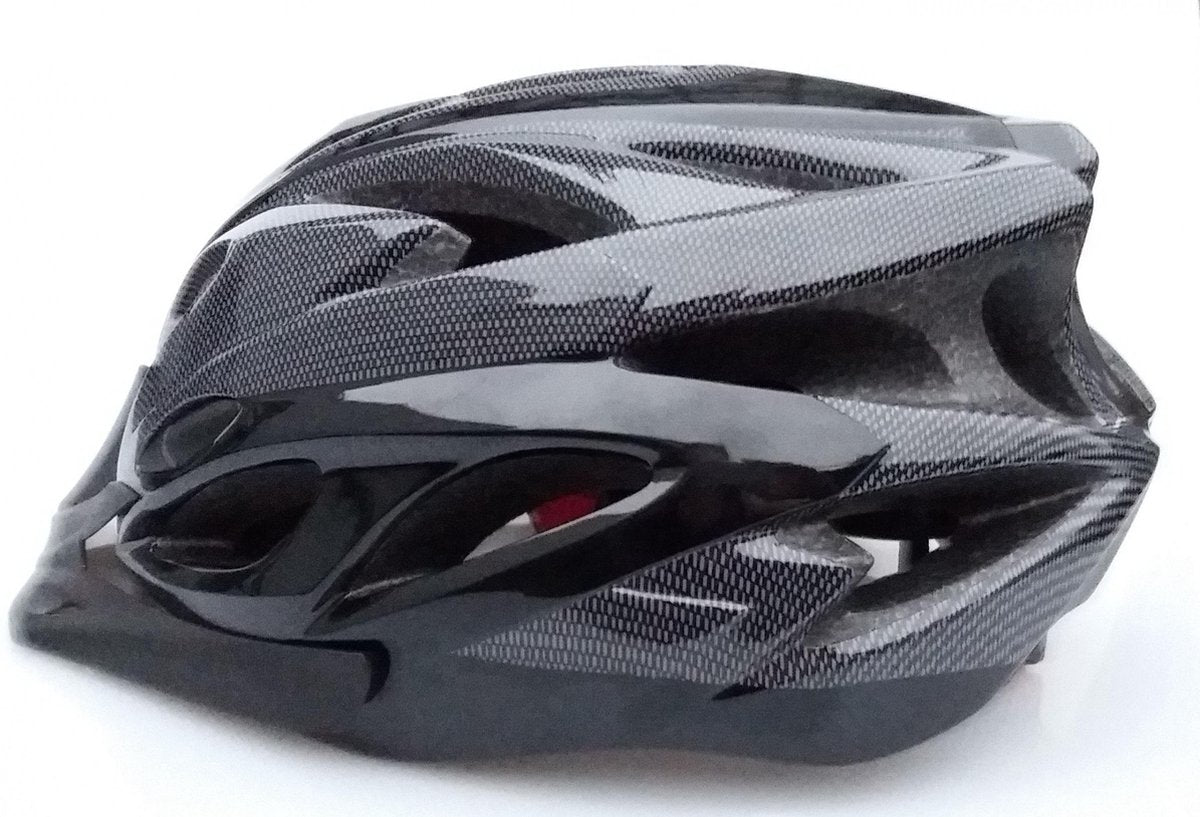 Atipick Fietshelm Beatle Inmould 56-61 Cm Zwart/grijs