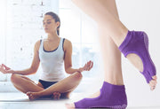 Antislip Yoga sokken - Paars - One Size Fits All