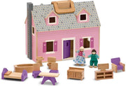Melissa & Doug - Openklapbaar Poppenhuis