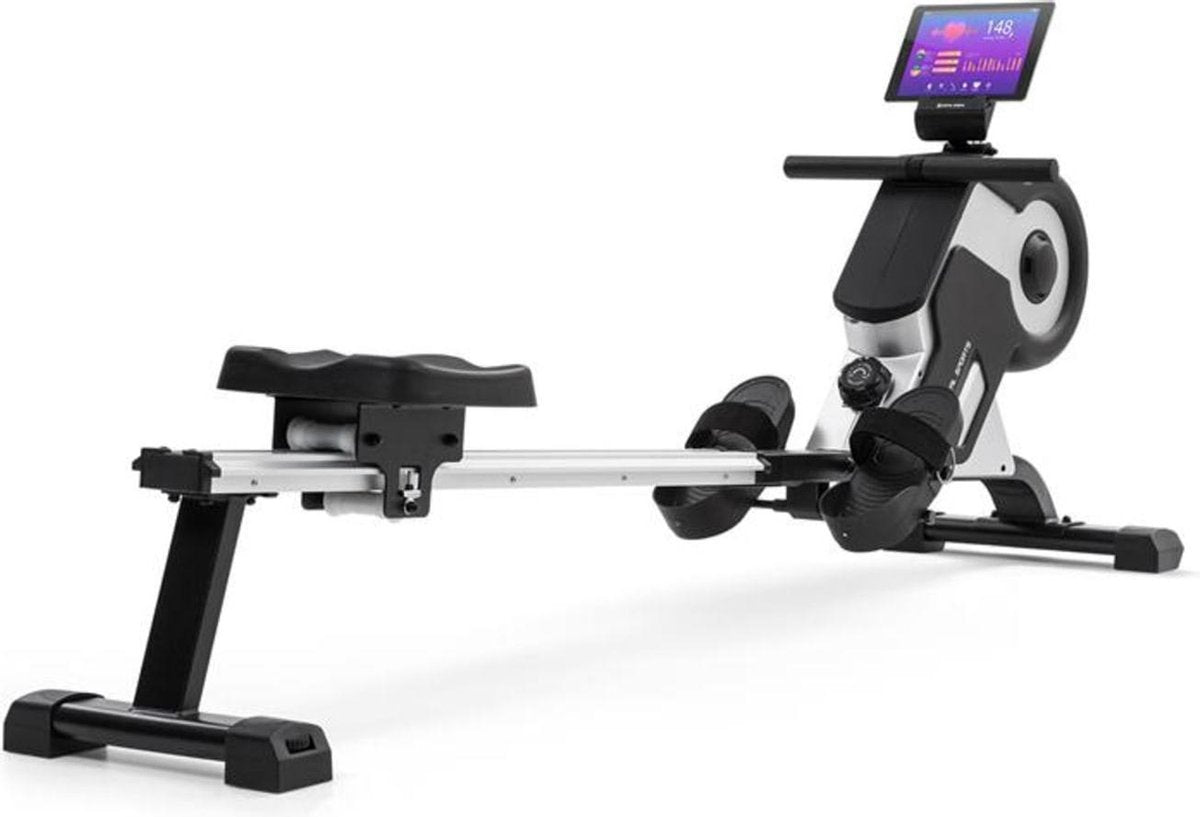 Stream M1 magnetische roeitrainer 105cm LC display 8 standen aluminium