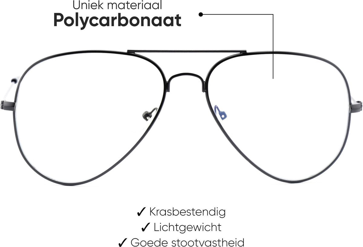 Computerbril - Blauw Licht Bril - Blue Light Glasses - Beeldschermbril - Unisex