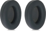 kwmobile 2x oorkussens voor Beats Studio 2 / 3 Wireless koptelefoons - imitatieleer - voor over-ear-koptelefoon - titaniumgrijs