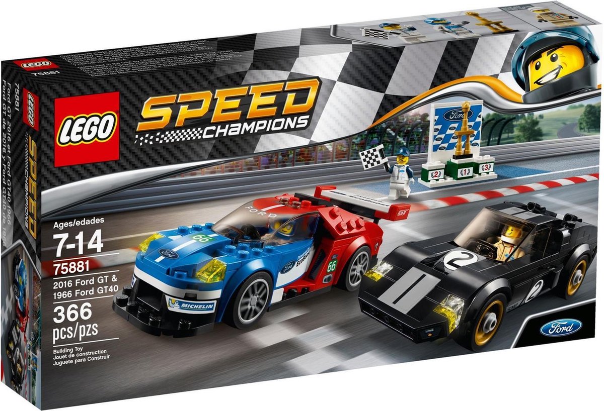 LEGO 75881 Speed Champions 2016 Ford GT & 1966 Ford GT40 (