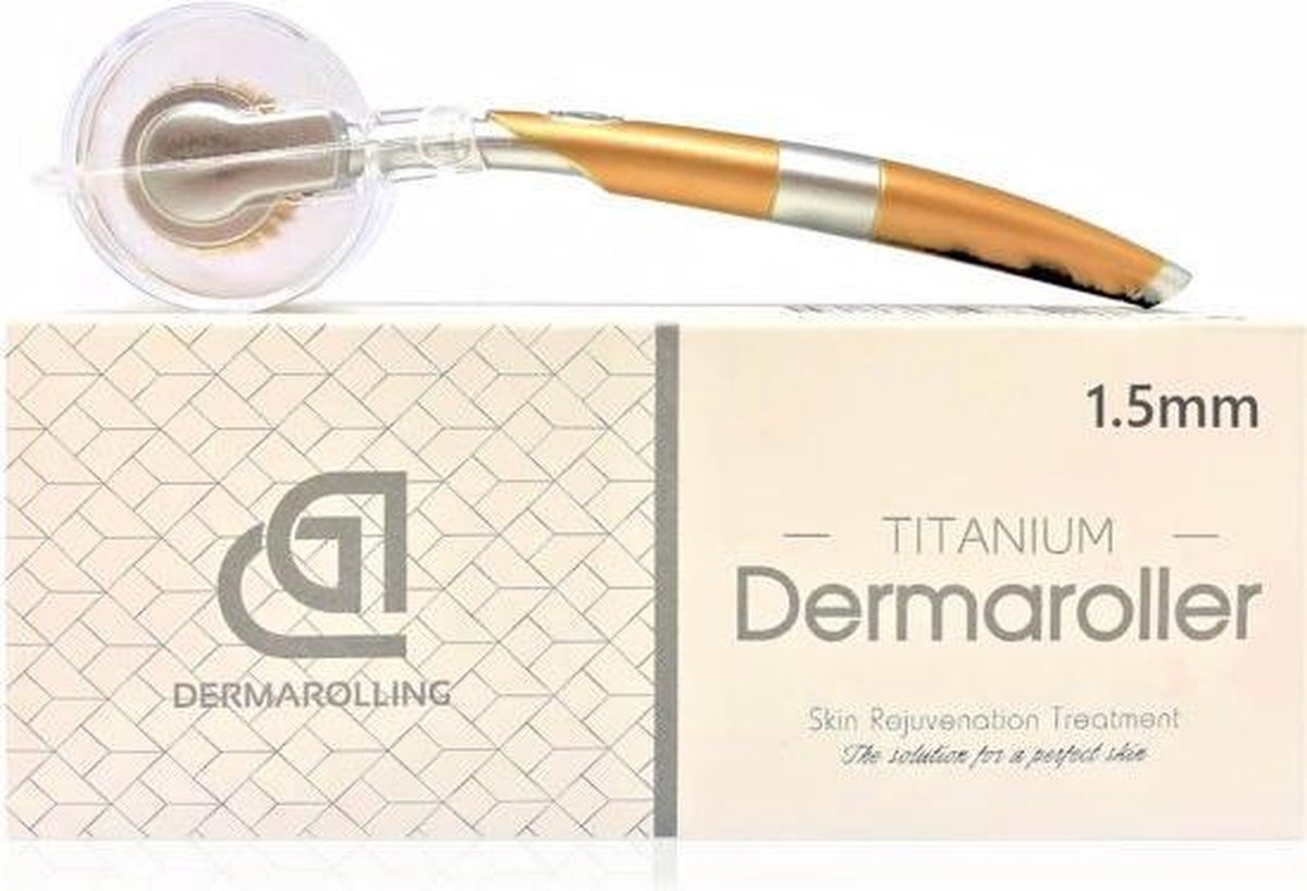 Dermarolling DNS Dermaroller 192 naalden - 1.5mm titanium naalden