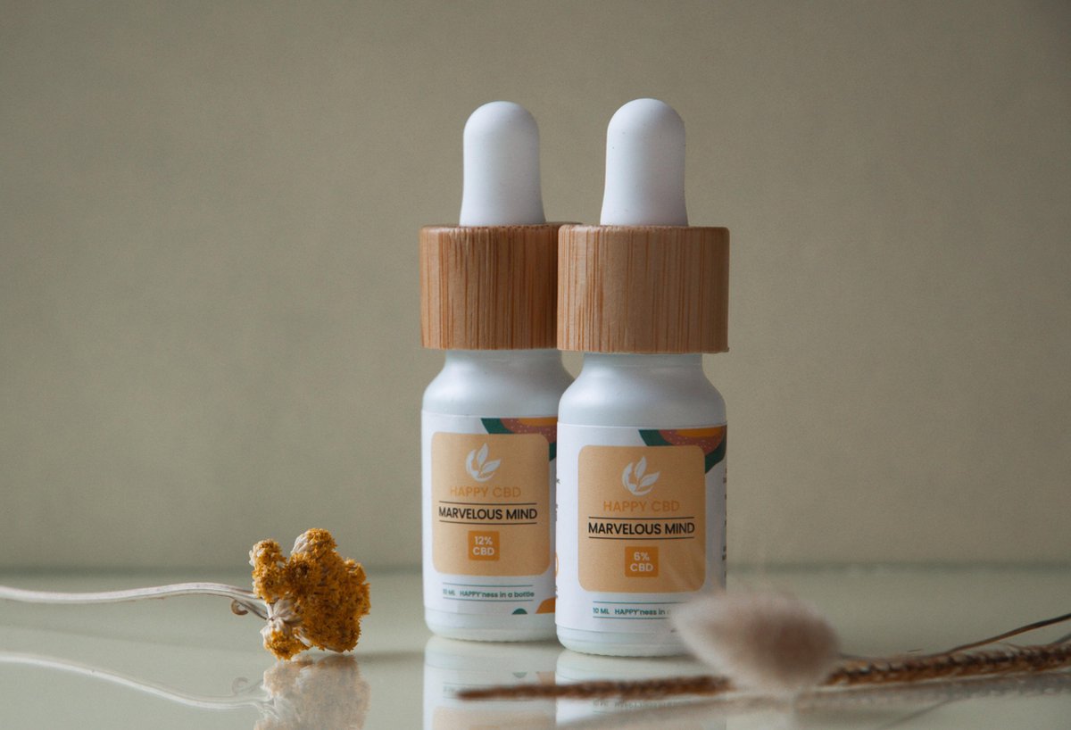 Biologische CBD olie 12% Marvelous Mind full spectrum CBD met extra terpenen voor een nog krachtigere en gerichte functie