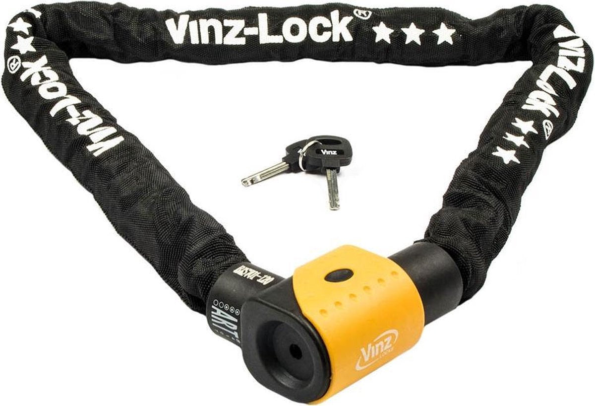 Vinz Jannu ART 3 Kettingslot 100 cm / Fietsslot / Scooterslot / Motorslot