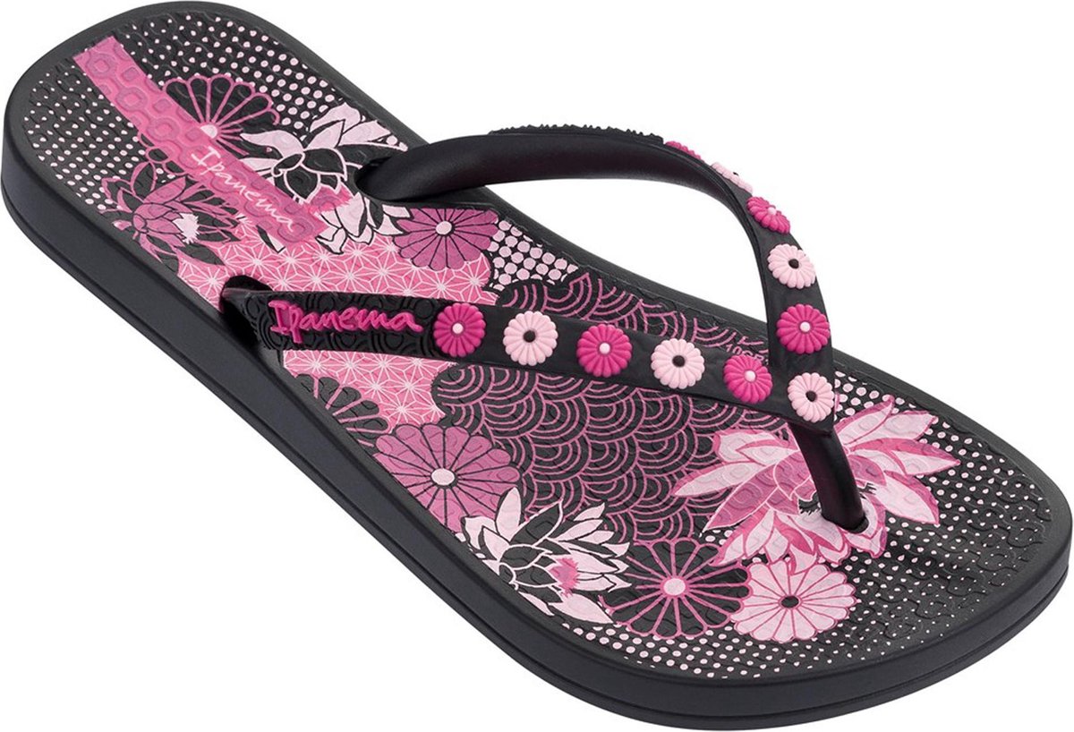 Ipanema Anatomic Lovely  Slippers - Maat 25/26 - Unisex - zwart/roze