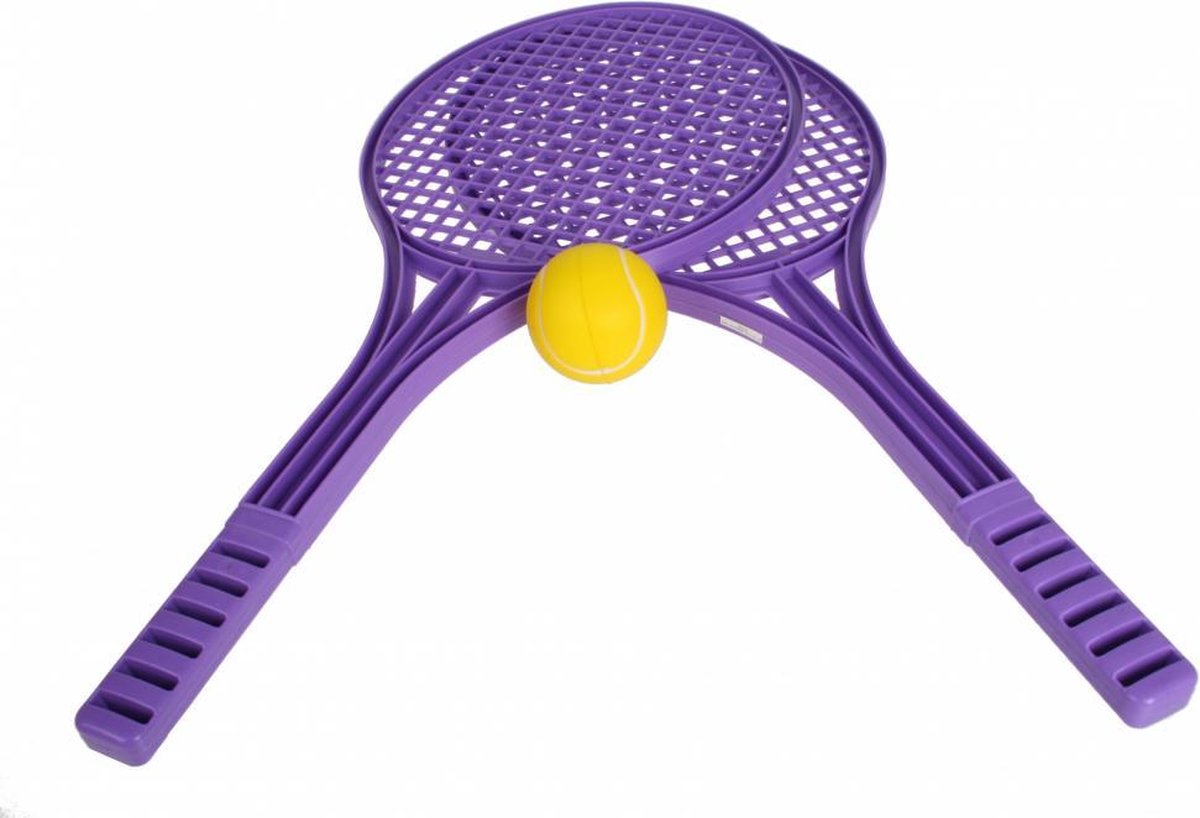 Toyrific Soft Tennisset 53 Cm Paars