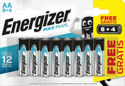 Batterij Energizer Max Plus AA/pk8+4