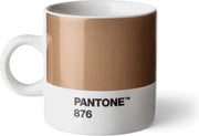 Pantone Espressokop 120 Ml Keramiek Brons/wit