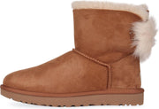 UGG - Dames Snowboots Fluff Bow Mini Chestnut - Bruin - Maat 41