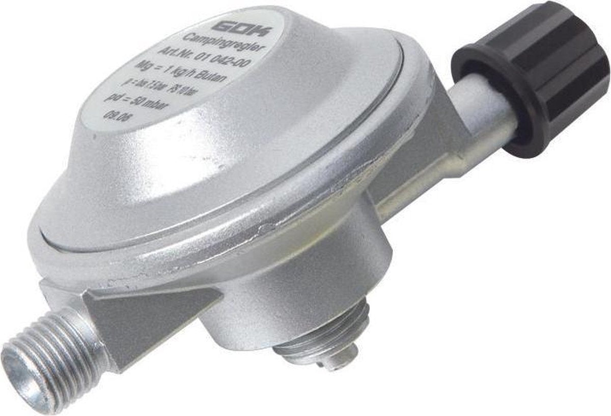 Gok - Drukregelaar - Voor Campingaz - 1/4 inch Linkse aansluiting - 50 Gr